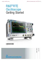 Rohde & Schwarz 1317.2500K02 Getting Started preview