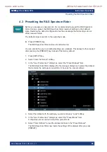 Preview for 105 page of Rohde & Schwarz 1321.0615.02 User Manual