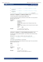 Preview for 461 page of Rohde & Schwarz 1321.0615.02 User Manual