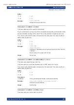 Preview for 464 page of Rohde & Schwarz 1321.0615.02 User Manual