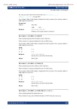 Preview for 465 page of Rohde & Schwarz 1321.0615.02 User Manual