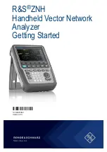 Rohde & Schwarz 1321.1611.04 Getting Started предпросмотр