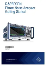 Rohde & Schwarz 1322.8003K06 Getting Started preview