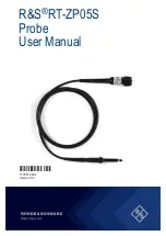 Preview for 1 page of Rohde & Schwarz 1333.2401.02 User Manual