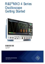 Preview for 1 page of Rohde & Schwarz 1335.5050K04 Getting Started