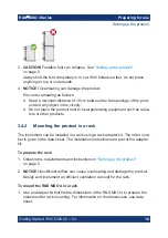 Preview for 18 page of Rohde & Schwarz 1335.5050K04 Getting Started