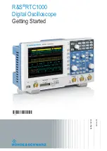 Rohde & Schwarz 1335.7500K02 Getting Started preview