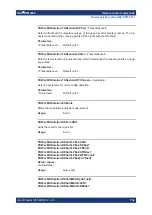 Предварительный просмотр 732 страницы Rohde & Schwarz 1335.8794.02 User Manual