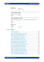 Предварительный просмотр 735 страницы Rohde & Schwarz 1335.8794.02 User Manual