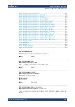 Предварительный просмотр 751 страницы Rohde & Schwarz 1335.8794.02 User Manual