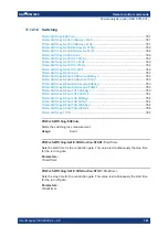 Предварительный просмотр 761 страницы Rohde & Schwarz 1335.8794.02 User Manual