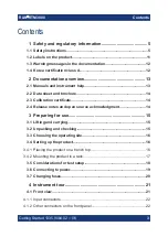 Preview for 3 page of Rohde & Schwarz 1335.8794K02 Getting Started