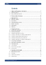 Preview for 3 page of Rohde & Schwarz 1336.5401.02 User Manual