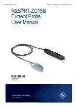 Предварительный просмотр 1 страницы Rohde & Schwarz 1409.8227.02 User Manual