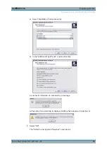Предварительный просмотр 50 страницы Rohde & Schwarz 1411.4002K02 Quick Start Manual
