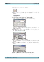 Предварительный просмотр 61 страницы Rohde & Schwarz 1411.4002K02 Quick Start Manual