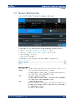 Preview for 104 page of Rohde & Schwarz 1424.7805K02 User Manual