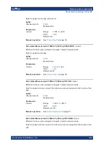 Preview for 213 page of Rohde & Schwarz 1424.7805K02 User Manual