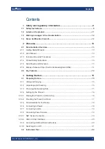 Preview for 3 page of Rohde & Schwarz 1430.0105K02 User Manual