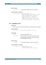 Preview for 121 page of Rohde & Schwarz 1503.3960.02 User Manual