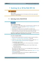 Preview for 52 page of Rohde & Schwarz 2112.4100.02 Getting Started