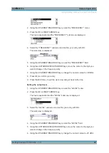 Preview for 61 page of Rohde & Schwarz 2112.4100.02 Getting Started