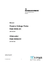 Rohde & Schwarz 299.7810.56 Manual preview