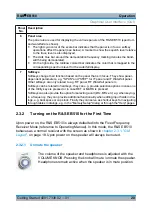 Preview for 20 page of Rohde & Schwarz 4091.7009.02 Getting Started