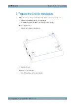 Предварительный просмотр 7 страницы Rohde & Schwarz 5601.4059.02 Assembly Instruction Manual