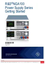 Rohde & Schwarz 5601.8002.02 Getting Started preview