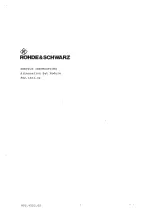 Preview for 229 page of Rohde & Schwarz 802.2020.52 Service Manual