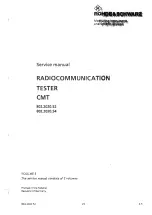 Предварительный просмотр 349 страницы Rohde & Schwarz 802.2020.52 Service Manual