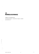 Предварительный просмотр 353 страницы Rohde & Schwarz 802.2020.52 Service Manual