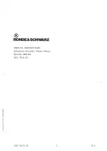 Предварительный просмотр 383 страницы Rohde & Schwarz 802.2020.52 Service Manual