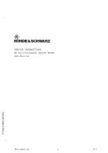 Preview for 506 page of Rohde & Schwarz 802.2020.52 Service Manual