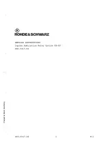 Preview for 535 page of Rohde & Schwarz 802.2020.52 Service Manual