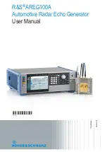 Rohde & Schwarz AREG100A User Manual предпросмотр