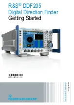 Rohde & Schwarz DDF205 Getting Started preview