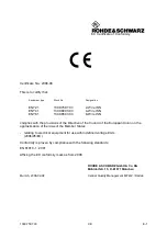 Preview for 6 page of Rohde & Schwarz ENY81 Operating Manual