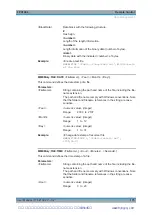 Preview for 190 page of Rohde & Schwarz FPC1000 User Manual