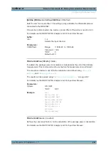 Preview for 201 page of Rohde & Schwarz FSW Series User Manual