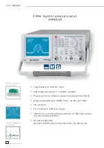 Предварительный просмотр 4 страницы Rohde & Schwarz Hameg HM5530 Manual