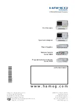 Preview for 36 page of Rohde & Schwarz Hameg HMO3522 Manual