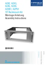 Preview for 1 page of Rohde & Schwarz Hameg HZ091 Assembly Instructions Manual