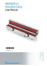 Preview for 1 page of Rohde & Schwarz MDS-21 User Manual