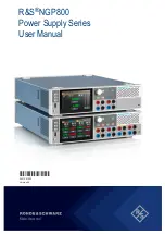 Preview for 1 page of Rohde & Schwarz NG-B105 User Manual