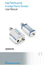 Rohde & Schwarz NRP18A User Manual предпросмотр