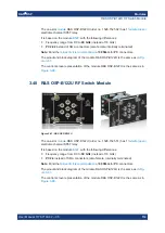 Preview for 114 page of Rohde & Schwarz OSP-B200S2 User Manual