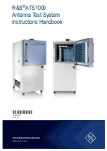 Rohde & Schwarz R&S ATS1000 Instruction Handbook Manual preview