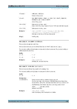 Preview for 330 page of Rohde & Schwarz R&S FPH User Manual